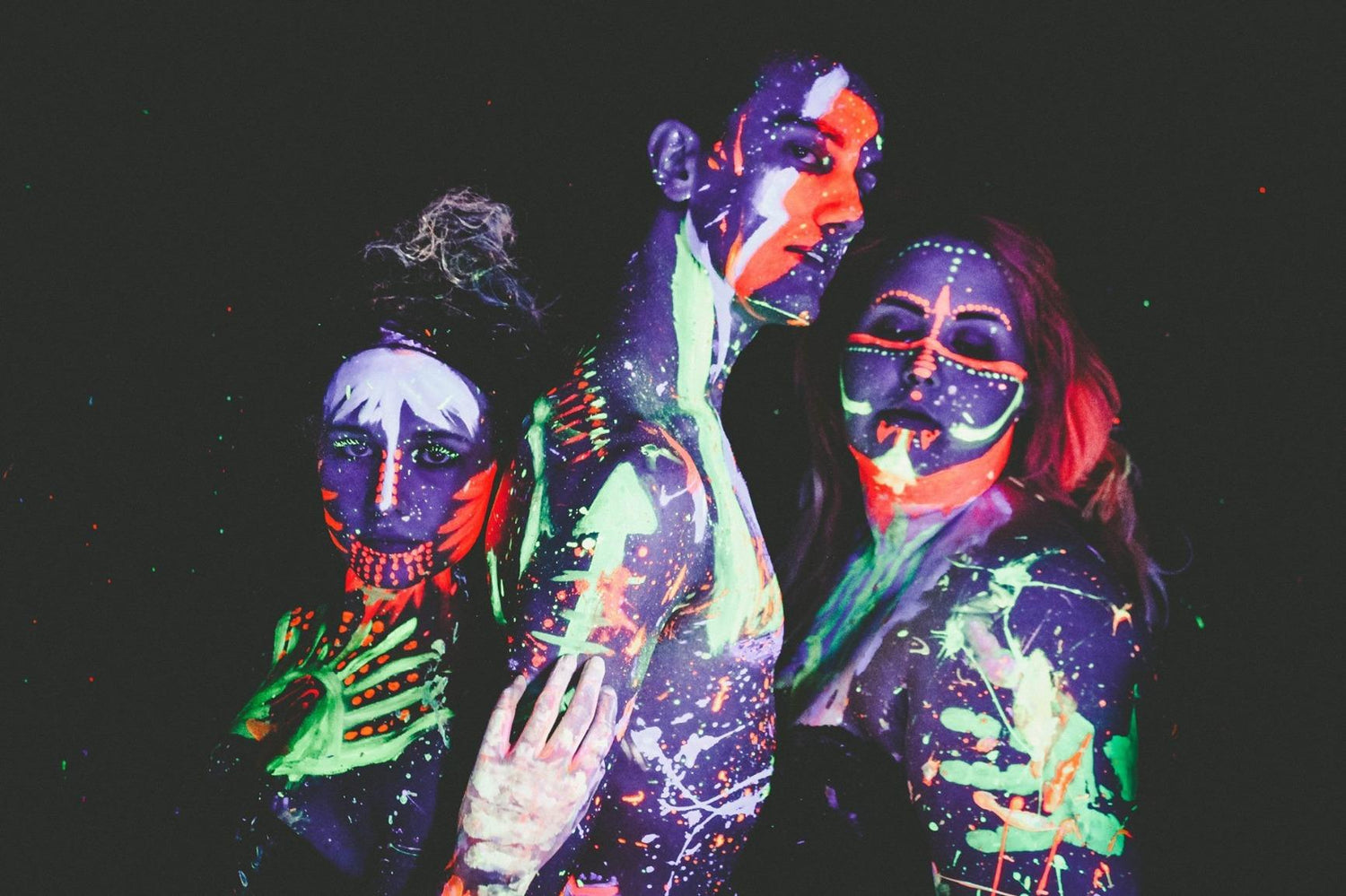 I heard that you like glow in the dark body paint. Here are some